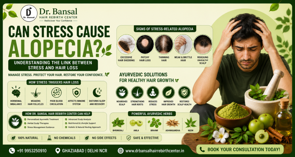 Can Stress Cause Alopecia