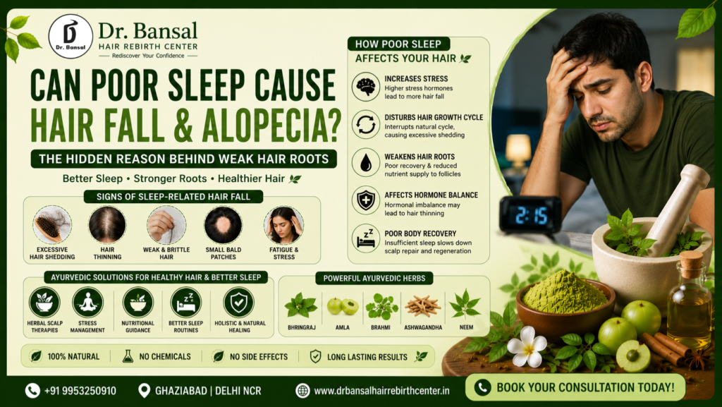 Poor Sleep and Hair Fall