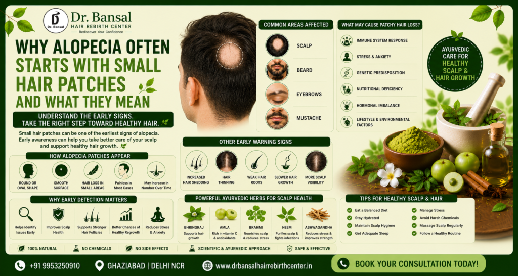 Small Hair Patches and Alopecia