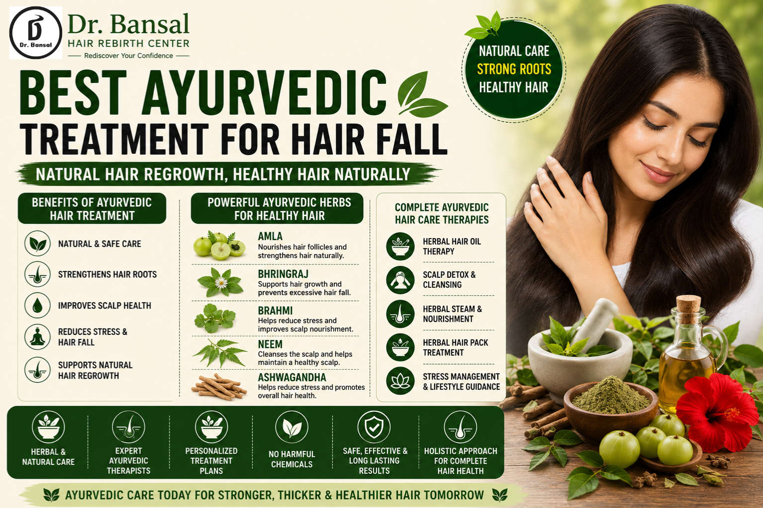 Best Ayurvedic treatment for hair fall