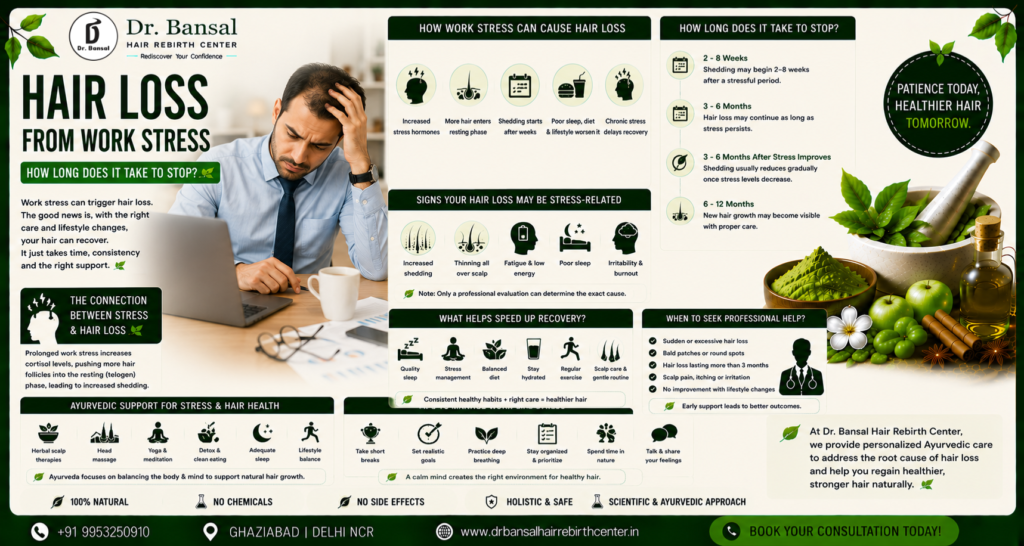 HAIR LOSS FROM WORK STRESS