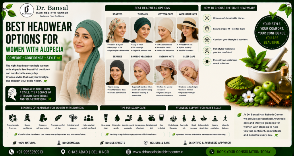 BEST HEADWEAR OPTIONS FOR WOMEN WITH ALOPECIA
