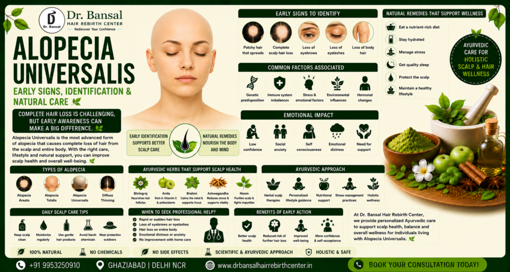 Alopecia Universalis: How to Recognize the Early Signs and Support Hair Health Naturally