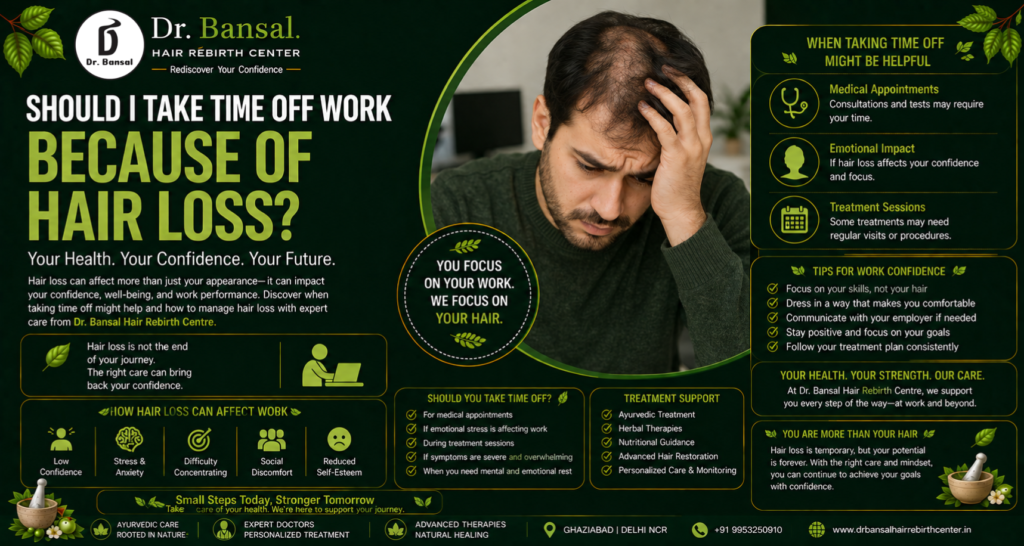 Should I Take Time Off Work Because of Hair Loss
