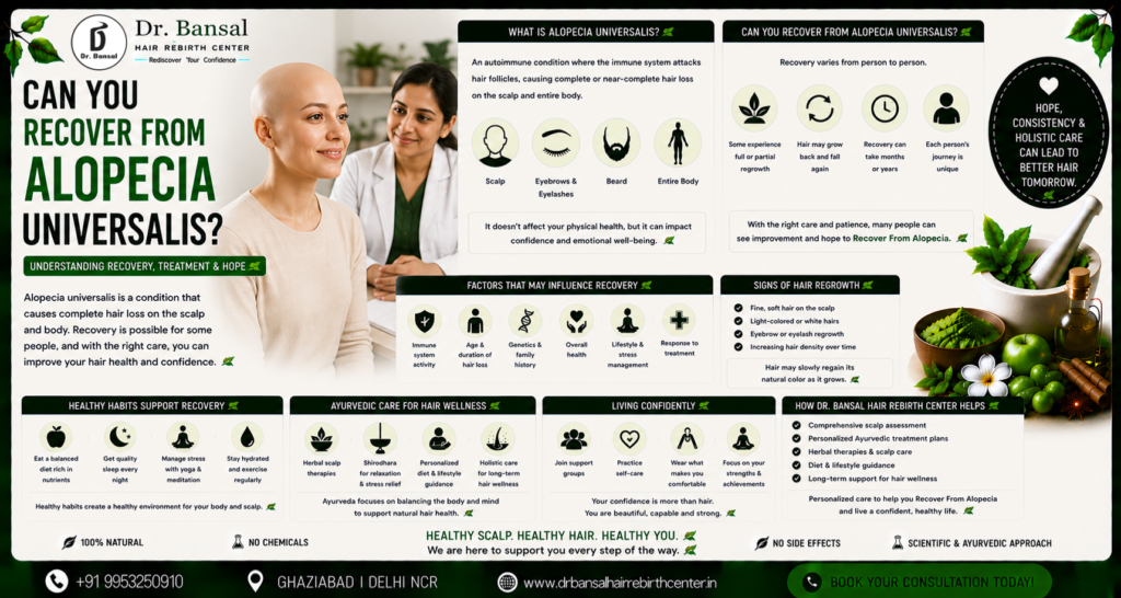 CAN YOU RECOVER FROM ALOPECIA UNIVERSALIS?