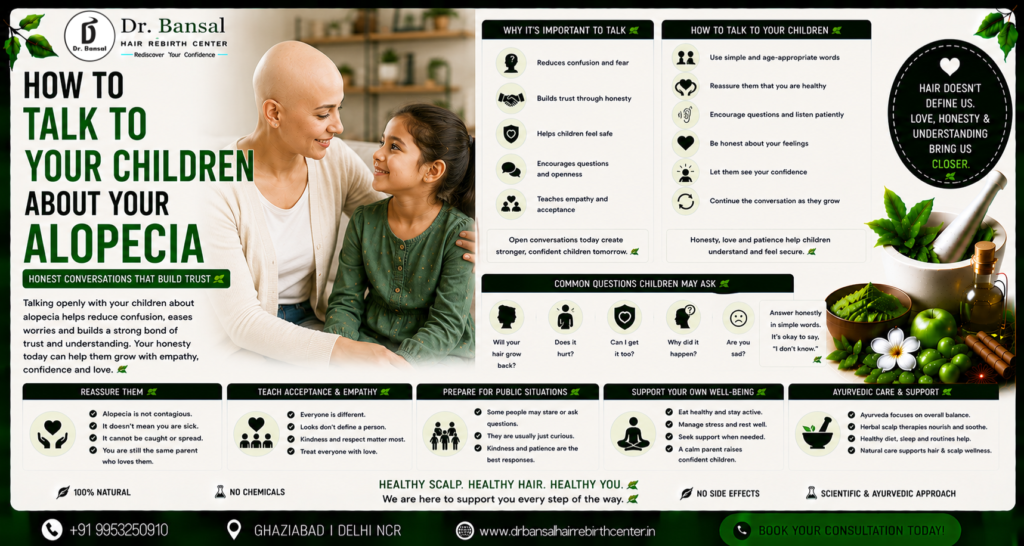 HOW TO TALK TO YOUR CHILDREN ABOUT YOUR ALOPECIA