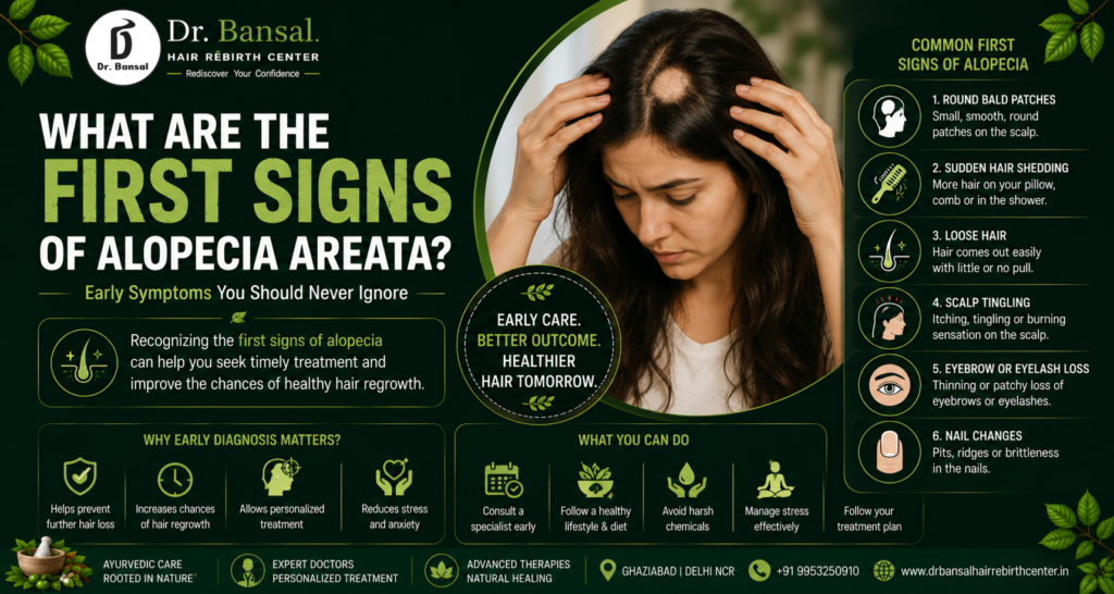 First Signs of Alopecia