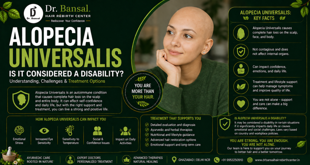 Is Alopecia Universalis a disability