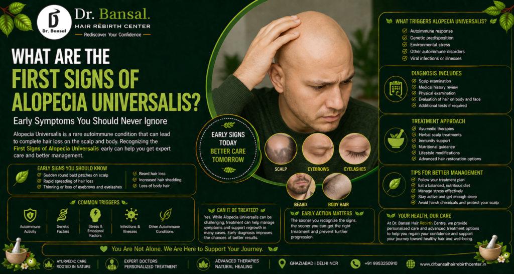 Early Signs of Alopecia Universalis