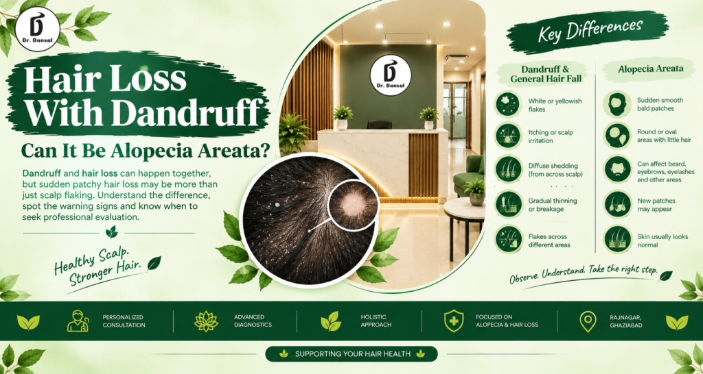 Hair Loss With Dandruff