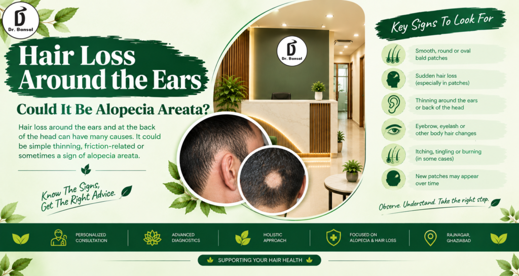 Hair Loss Around the Ears