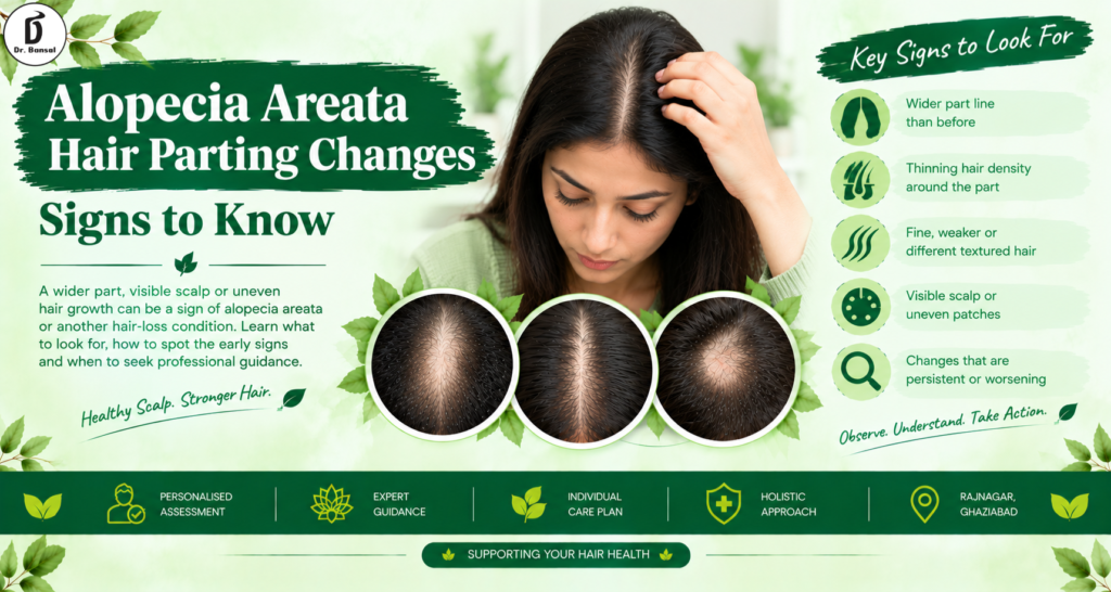 Alopecia Areata and Hair Parting Changes: What Your Scalp May Be Telling You